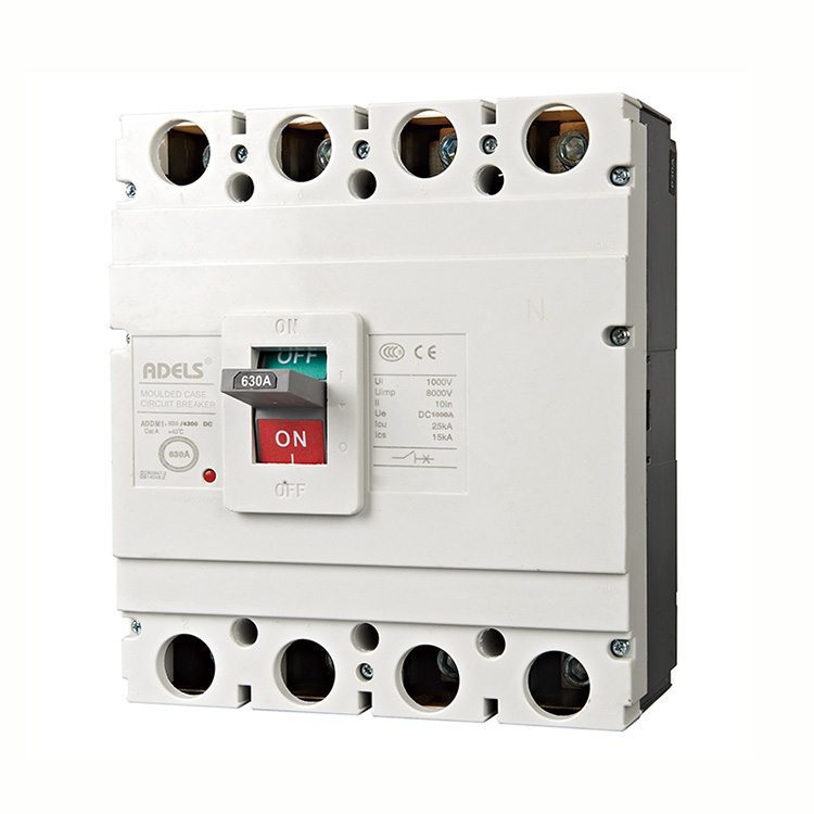 630a 1000v வரை மதிப்பிடப்பட்ட மின்னோட்டம் Pv Dc Molded Case Circuit Breaker