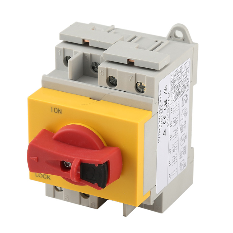 Din Rail Mounted DC Isolators Switch for Solar Pv